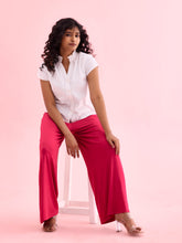 Load image into Gallery viewer, Go Colors Fuchsia Viscose Knit Palazzo
