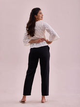 Load image into Gallery viewer, Go Colors Black Woven Viscose Casual Pants
