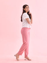 Load image into Gallery viewer, Go Colors Dusty Pink Woven Viscose Casual Pants
