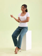 Load image into Gallery viewer, Go Colors Evergreen Woven Viscose Casual Pants
