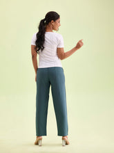 Load image into Gallery viewer, Go Colors Evergreen Woven Viscose Casual Pants
