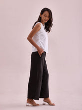 Load image into Gallery viewer, Go Colors Black Woven Viscose Printed Palazzo
