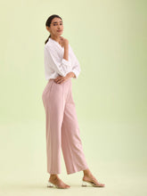 Load image into Gallery viewer, Go Colors Baby Pink Roma Ponte Wide Pants
