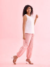 Load image into Gallery viewer, Go Colors Baby Pink Cotton Cambric Lace Salwar
