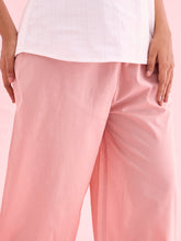 Load image into Gallery viewer, Go Colors Baby Pink Cotton Cambric Lace Salwar
