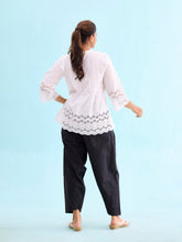 Load image into Gallery viewer, Go Colors Black Cotton Salwar
