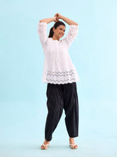 Load image into Gallery viewer, Go Colors Black Cotton Salwar
