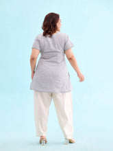 Load image into Gallery viewer, Go Colors Cream Cotton Salwar
