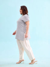 Load image into Gallery viewer, Go Colors Cream Cotton Salwar
