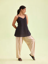 Load image into Gallery viewer, Go Colors Light Beige Cotton Salwar
