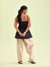 Load image into Gallery viewer, Go Colors Light Beige Cotton Salwar
