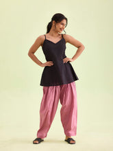 Load image into Gallery viewer, Go Colors Light Wine Cotton Salwar
