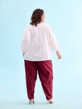 Load image into Gallery viewer, Go Colors Maroon Cotton Salwar
