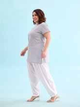Load image into Gallery viewer, Go Colors White Cotton Salwar
