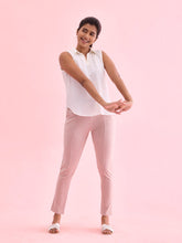 Load image into Gallery viewer, Go Colors Baby Pink Roma Ponte Pants
