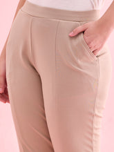 Load image into Gallery viewer, Go Colors Beige Roma Ponte Pants
