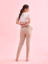 Load image into Gallery viewer, Go Colors Beige Roma Ponte Pants
