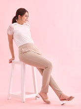 Load image into Gallery viewer, Go Colors Beige Roma Ponte Pants
