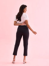 Load image into Gallery viewer, Go Colors Black Roma Stripes Formal Pant
