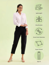 Load image into Gallery viewer, Go Colors Black Roma Ponte Pants
