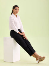 Load image into Gallery viewer, Go Colors Black Roma Ponte Pants
