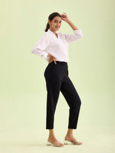 Load image into Gallery viewer, Go Colors Black Roma Ponte Pants
