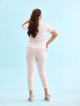 Load image into Gallery viewer, Go Colors Cream Roma Ponte Pants
