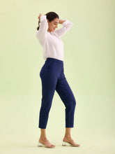 Load image into Gallery viewer, Go Colors Navy Roma Ponte Pants
