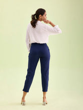 Load image into Gallery viewer, Go Colors Navy Roma Ponte Pants
