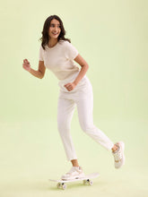 Load image into Gallery viewer, Go Colors White Roma Ponte Pants
