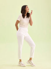 Load image into Gallery viewer, Go Colors White Roma Ponte Pants
