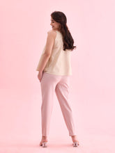 Load image into Gallery viewer, Go Colors Baby Pink Woven Cotton Stretch Chino Pants
