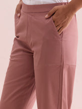Load image into Gallery viewer, Go Colors Dusty Pink Woven Cotton Stretch Chino Pants
