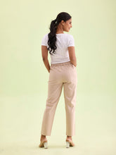 Load image into Gallery viewer, Go Colors Khaki Woven Cotton Stretch Chino Pants
