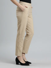 Load image into Gallery viewer, Go Colors Light Beige Woven Cotton Stretch Chino Pants
