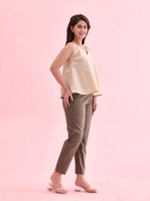 Load image into Gallery viewer, Go Colors Olive Green Woven Cotton Stretch Chino Pants
