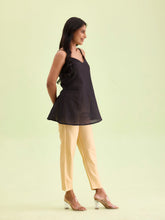 Load image into Gallery viewer, Go Colors Light Gold Poly Modal Metallic Pants
