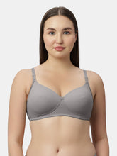 Load image into Gallery viewer, Sonari Lightly Padded  Medium Coverage Nylon Spandex Fashion Lace Bra | Wire Free Removable Straps - SMT012
