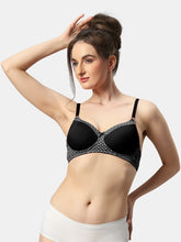 Load image into Gallery viewer, Sonari Lightly Padded Full Coverage Seamless Nylon T-Shirt Bra with Adjustable Straps – CHARMIS
