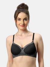 Load image into Gallery viewer, Sonari Lightly Padded Full Coverage Seamless Nylon T-Shirt Bra with Adjustable Straps – CHARMIS
