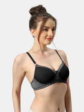 Load image into Gallery viewer, Sonari Lightly Padded Full Coverage Seamless Nylon T-Shirt Bra with Adjustable Straps – CHARMIS

