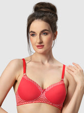 Load image into Gallery viewer, Sonari Lightly Padded Full Coverage Seamless Nylon T-Shirt Bra with Adjustable Straps – CHARMIS
