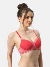 Load image into Gallery viewer, Sonari Lightly Padded Full Coverage Seamless Nylon T-Shirt Bra with Adjustable Straps – CHARMIS
