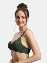 Load image into Gallery viewer, Sonari Thickly Padded Medium Coverage Polyester Bra with Detachable Straps and V-Neck – SMT010
