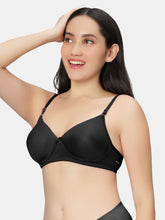 Load image into Gallery viewer, Sonari Padded Medium Coverage Cotton Polyester Wirefree T-Shirt Bra with Adjustable Straps – 007
