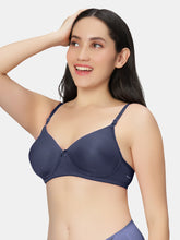 Load image into Gallery viewer, Sonari Padded Medium Coverage Cotton Polyester Wirefree T-Shirt Bra with Adjustable Straps – 007
