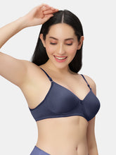 Load image into Gallery viewer, Sonari Padded Medium Coverage Cotton Polyester Wirefree T-Shirt Bra with Adjustable Straps – 007
