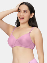Load image into Gallery viewer, Sonari Padded Medium Coverage Cotton Polyester Wirefree T-Shirt Bra with Adjustable Straps – 007
