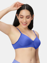 Load image into Gallery viewer, Sonari Padded Medium Coverage Cotton Polyester Wirefree T-Shirt Bra with Adjustable Straps – 007
