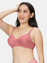 Load image into Gallery viewer, Sonari Padded Medium Coverage Cotton Polyester Wirefree T-Shirt Bra with Adjustable Straps – 007
